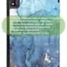 Чехол для TCL NxtPaper 10s, TCL TAB 10s 4G 9080G (2021), Голубой мрамор