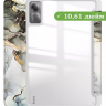 Чехол с прозрачной задней крышкой для Xiaomi Redmi Pad 10,61 (серый мрамор), прозр. акрил