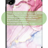 Чехол для Huawei MatePad Pro 11 (2022), Розовый мрамор