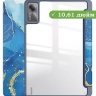 Чехол с прозрачной задней крышкой для Xiaomi Redmi Pad 10,61 (синий мрамор), прозр. акрил