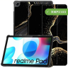 Чехол для Realme Pad RMP2103, 10,4, Чёрный мрамор