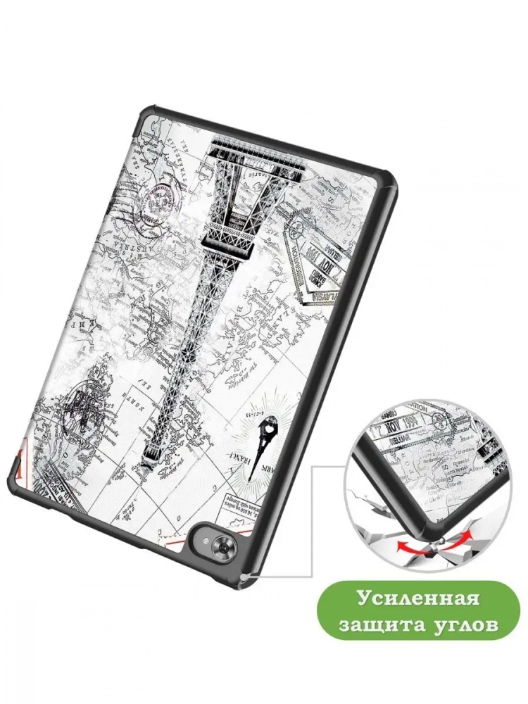 Чехол для Teclast M40 Plus, Teclast P40HD, Teclast P30S - 10,1 дюйм, Эйфелева башня в Париже