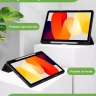 Чехол с прозрачной задней крышкой для Xiaomi Redmi Pad SE (черный), прозр. акрил