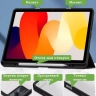 Чехол с прозрачной задней крышкой для Xiaomi Redmi Pad SE (черный), прозр. акрил