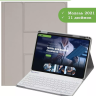 Чехол с клавиатурой для Xiaomi Pad 5 11" (светло-серый), поворотный