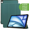 Чехол для iPad Air 13 (2024), iPad Pro 12.9 (2018), темно-зеленый