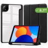 Чехол с прозрачной задней крышкой для Redmi Pad SE 8.7 4G (Wi-Fi/LTE) (черный), прозр. акрил