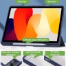 Чехол с прозрачной задней крышкой для Xiaomi Redmi Pad SE (темно-синий), прозр. акрил
