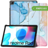 Чехол для Realme Pad RMP2103, 10,4, Розово-голубой мрамор