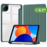 Чехол с прозрачной задней крышкой для Redmi Pad SE 8.7 4G (Wi-Fi/LTE) (темно-зеленый), прозр. акрил