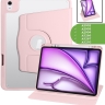 Поворотный чехол для iPad Air 11 (6th gen), 2024 (розовый), 360гр.