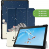 Чехол для Lenovo Tab P10 TB-X705, Сонный кот