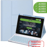 К/Ч для iPad 5 2017, iPad 6 2018, 9,7 дюйма (голубой), поворотный, БЕЗ КЛАВИАТУРЫ