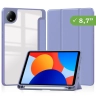 Чехол с прозрачной задней крышкой для Redmi Pad SE 8.7 4G (Wi-Fi/LTE) (фиолетовый), прозр. акрил