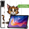 Чехол для Xiaomi Redmi Pad 2, Нарисованный кот