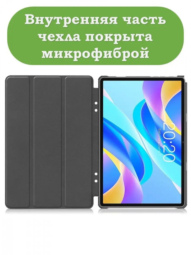 Чехол для Teclast M40 Plus, Teclast P40HD, Teclast P30S - 10,1 дюйм, Зеленый мрамор