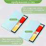 Чехол с прозрачной задней крышкой для Xiaomi Redmi Pad SE (голубой), прозр. акрил