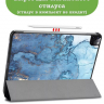 Чехол для iPad Pro 13 (7th gen), 2024, Голубой мрамор