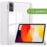 Чехол с прозрачной задней крышкой для Xiaomi Redmi Pad SE (светло-серый), прозр. акрил
