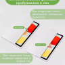 Чехол с прозрачной задней крышкой для Xiaomi Redmi Pad SE (светло-серый), прозр. акрил