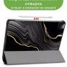 Чехол для iPad Pro 13 (7th gen), 2024, Черный мрамор