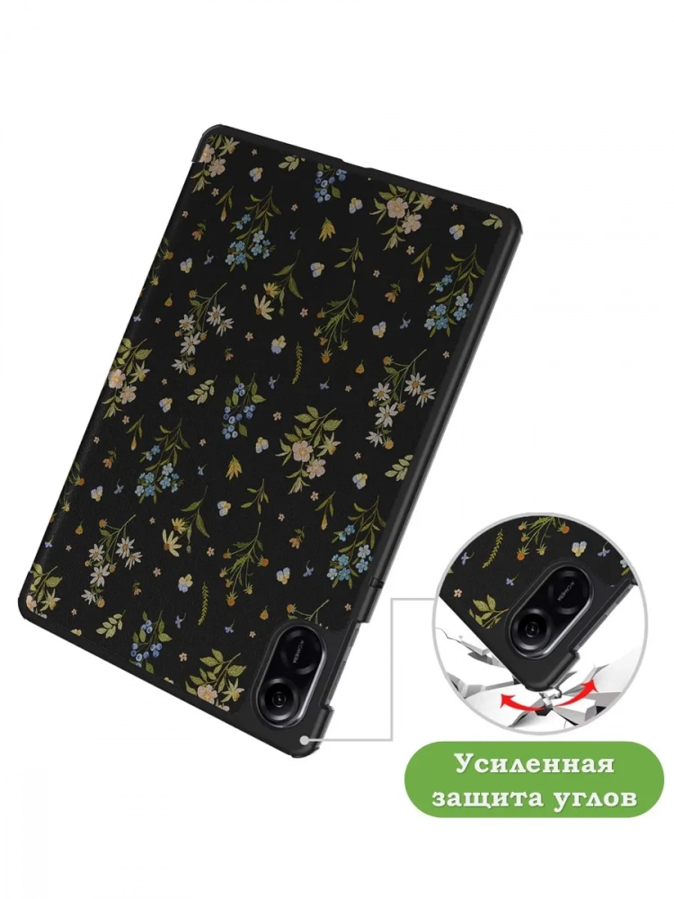 Чехол для HONOR Pad X9, Цветочки Чехол для HONOR Pad X9, Цветочки