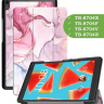 Чехол для TB-8704X (8" Plus) (Розовый мрамор)