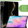 Чехол для Samsung Galaxy Tab S11 Ultra, S12 Ultra (Черный мрамор)