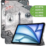 Чехол для iPad Air 13 (2024), iPad Pro 12.9 (2018), Эйфелева башня в Париже