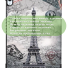 Чехол для iPad Air 13 (2024), iPad Pro 12.9 (2018), Эйфелева башня в Париже