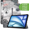 Чехол для iPad Air 13 (2024), iPad Pro 12.9 (2018), Эйфелева башня в Париже