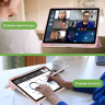 Чехол с прозрачной задней крышкой для Xiaomi Redmi Pad SE (розовый мрамор), прозр. акрил