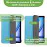 Чехол для iPad Air 13 (2024), iPad Pro 12,9 (2018), голубой