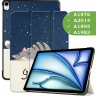 Чехол для iPad Air 13 (2024), iPad Pro 12.9 (2018), Сонный кот