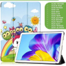 Чехол для Huawei MatePad T10, T10s, Honor Pad X8, X8 Lite, Совята и Единорожка