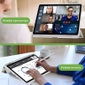 Чехол с прозрачной задней крышкой для Xiaomi Redmi Pad SE (серый мрамор), прозр. акрил