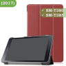 Чехол для Samsung Galaxy Tab A 8.0 (2017) T380, T385, красно-коричневый
