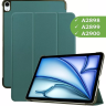 Чехол для iPad Air 13 (2024), iPad Pro 12,9 (2018), темно-зеленый