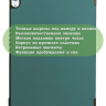 Чехол для iPad Air 13 (2024), iPad Pro 12,9 (2018), темно-зеленый