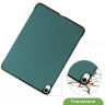 Чехол для iPad Air 13 (2024), iPad Pro 12,9 (2018), темно-зеленый