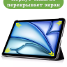 Чехол для iPad Air 13 (2024), iPad Pro 12.9 (2018), Черный мрамор