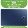 Чехол для Samsung Galaxy Tab A 10.5 (2018) SM-T590, SM-T595, Цветочки