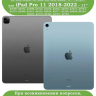 К/Ч для iPad Air 5, iPad Air 4, iPad Pro 11 (голубой), поворотный, БЕЗ КЛАВИАТУРЫ