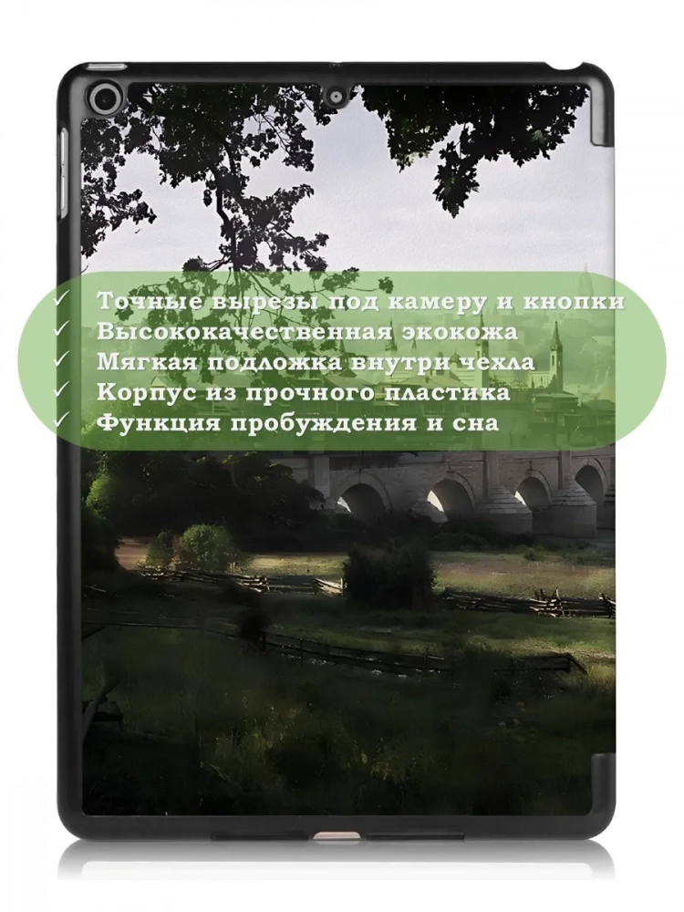 Чехол для iPad 5 2017 / iPad 6 2018, 9,7", Мост