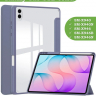 Чехол с прозрачной задней крышкой для Samsung Galaxy Tab S11 Ultra, S12 Ultra (фиолетовый), прозр. акрил