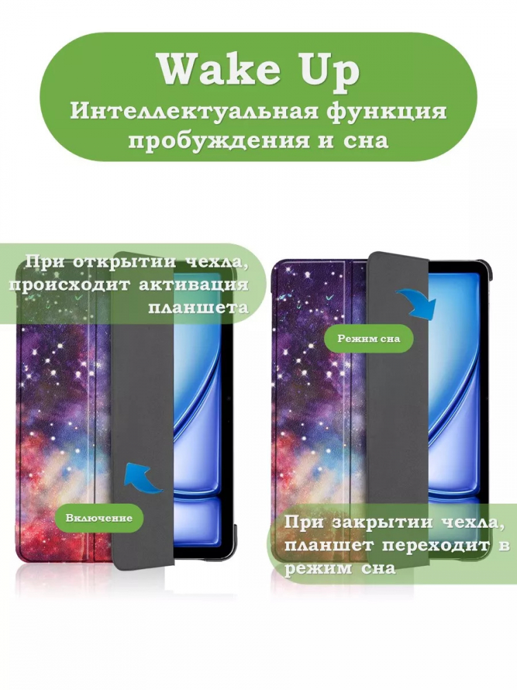 Чехол для iPad Air 13 (2024), iPad Pro 12,9 (2018), Млечный Путь