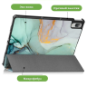 Чехол для Lenovo Tab P11 Pro, TB-J706, TB-J716, Зеленый мрамор