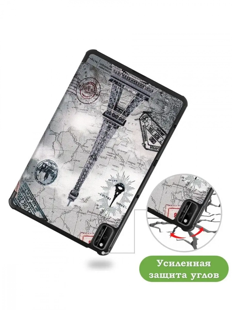 Чехол для Huawei Matepad 10.4, Honor V6, Эйфелева башня в Париже Чехол для Huawei Matepad 10.4, Honor V6, Эйфелева башня в Париже