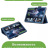 Чехол с узором на TCL 10 TabMax, TCL TABMAX 10 (голубой)