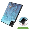 Чехол для TCL NxtPaper 11, TCL TAB 11, Голубой мрамор
